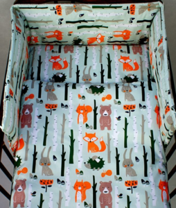 2-osaline voodipesu komplekt METSLOOMAD 90x120cm